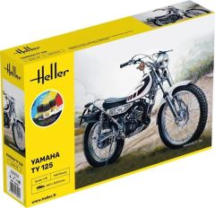 HEL56902 - Maquette avec peinture à assembler - Set de démarrage YAMAHA TY 125