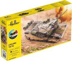 HEL57142 - Maquette à assembler avec peinture - LECLERC T5/T6