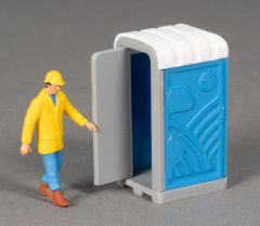 MSM5750/05 - Accessoire de chantier couleur Bleu - Toilette