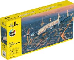 HEL58391 - Maquette à assembler avec peinture - Super Constellation TWA