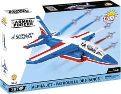 COB5841 - Jeu de construction – 387 pcs - ALPHA JET PATROUILLE DE FRANCE