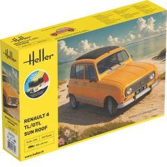 HEL58704 - Maquette à assembler avec peinture - RENAULT 4 TL/GTL Sun Roof