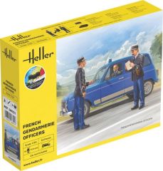 HEL58751 - Maquette à assembler avec peinture - Officiers de la gendarmerie Française