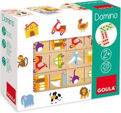 GOA50264 - Jeu en bois – Les Véhicules en Domino