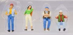 PREI65313 - Lot de 4 personnages