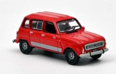 NOREV510087 - Voiture de 1987 couleur rouge – RENAULT4 GTL