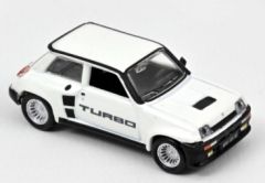 NOREV510526 - Voiture de 1980 couleur blanche - RENAULT 5 turbo