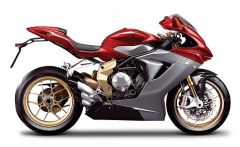 BUR51055ROZI - Moto de 2012 rouge et gris – MV AGUSTA F3 oro