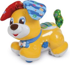 CLE52304 - Jouet à partir de 10 mois- Bidou le chien qui fait coucou !