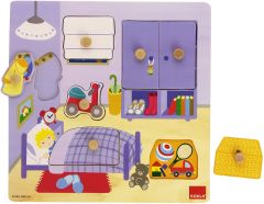 GOA53034 - Puzzle Chambre d'enfant – 7 pièces en bois