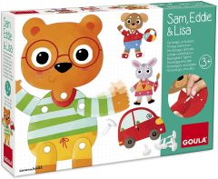 GOA53144 - Personnage articulés – Sam Eddie et Lisa