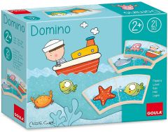 GOA53433 - Jeu en bois – Oscar à la mer Domino