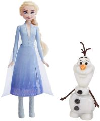 HASE5508 - Poupée Elsa et olaf Interactif La Reine des Neiges 2