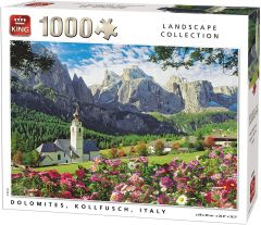 KING55940 - Puzzle dolomites kollfuchs en Italie – 1000 Pièces