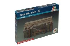 ITA5615 - Maquette à assembler et à peindre - Quai avec escalier