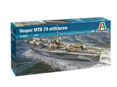 ITA5624 - Maquette à assembler et à peindre - Bateau Vosper 74 avec équipage