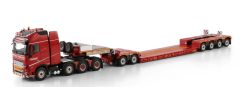WSI6073370 - Camion avec porte engins surbaissé NOOTEBOOM - VOLVO FH5 Gl. XL 8x4