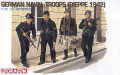 DRA6087 - Maquette à assembler et à peindre - Troupes navales allemandes - Dieppe 1942