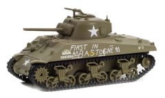 GREEN61010-A - Véhicule sous blister de la série BATTALION 64 - M4 SHERMAN Tank U.S. Army World War II 1941