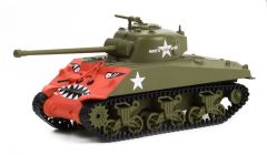 GREEN61010-B - Véhicule sous blister de la série BATTALION 64 - M4 SHERMAN Tank U.S. Army Korean War 1952