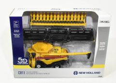 ERT61022RED - Engin agricole  Farm Show 2025 - NEW HOLLAND CR11 rouge et jaune avec 2 coupes