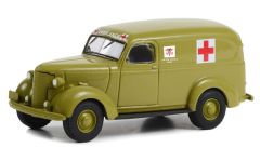 GREEN61030-A - Véhicule sous blister de la série BATAILLON 64 - CHEVROLET panel truck 1939 U.S. Army Ambulance