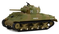 GREEN61030-B - Véhicule sous blister de la série BATAILLON 64 - M4 SHERMAN Tank Hurricane 66e régiment blindé 2e division blindée américaine Normandie 1944