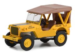 Véhicule sous blister de la série BATAILLON 64 - JEEP Willys 1949 545e Compagnie de police militaire