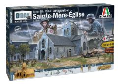ITA6199 - Maquette à assembler et à peindre - Bataille de Normandie Sainte-Mére-Eglise 6 Juin 1944