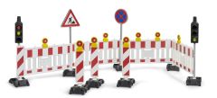 BRU62009 - Accessoires de chantier - feux - panneaux barrières