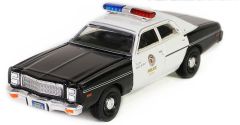 GREEN62020-A - Voiture sous blister du film TERMINATOR – PLYMOUTH fury 1977 Police