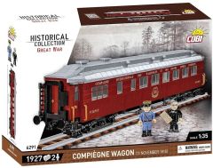 COB6291 - Jeu de construction - 1927 pcs - Wagon de Compiègne 11 Novembre 1918