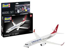 REV63772 - Maquette à assembler et à peindre - BOEING 737-800 Airlines Turkish
