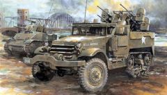 DRA6381 - Maquette à assembler et à peindre - Attelage motorisé à canons multiples M16
