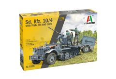 ITA6395 - Maquette à assembler et à peindre - Sd.kfz  10/4 avec Flak 30
