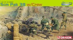 DRA6444 - Maquette à assembler et à peindre - 5cm Pak 38 avec équipage