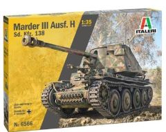 ITA6566 - Maquette à assembler et à peindre - MARDER III Ausf. H sd. Kfz. 138