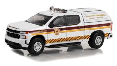 GREEN67040-E - Véhicule sous blister de la série FIRST RESPONDERS - CHEVROLET silverrado 2020 Ambulance de Pennsylvanie