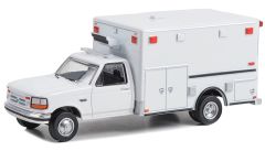 GREEN67061 - Ambulance sous blister de couleur blanche – FORD F-350