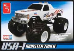 AMT672L/12 - Maquette à assembler et à peindre - MonsterTruck blanc 4x4 - USA-1