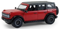 GREEN68070-C - Voiture sous blister de la série SHOWROOM FLOOR - FORD Bronco 2024 de couleur rouge et noire