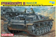 DRA6851 - Maquette à assembler et à peindre - Sturmgeschutz III Ausf.C/D avec canon 7,5cm