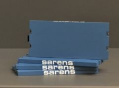 YCC604-5 - Set de 4 Plaques de roulage de couleur Bleu SARENS Dimensions : 11 x 5 cm