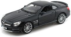 BUR21066ZW - Voiture de couleur noire – MERCEDES SL65 AMG