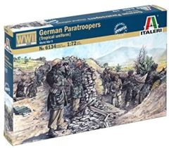 ITA6134 - Maquette à peindre - Parachutiste allemand. (tropical)