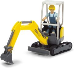 DIC38320 - Coffret Mini pelle WACKER NEUSON EZ17 avec figurine et accessoires