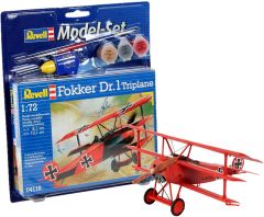REV64116 - Maquette avec peinture à assembler - Fokker DR.1 Triplane