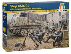 ITA6549 - Maquette à assembler et à peindre - STEYR RSO / 01 avec des soldats allemands