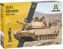 ITA6571 - Maquette à assembler et à peindre - M1 A2 Abrams avec équipage