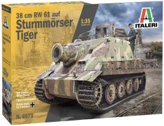ITA6573 - Maquette à assembler et à peindre - 38 cm RW 61 auf STURMMORSER TIGER